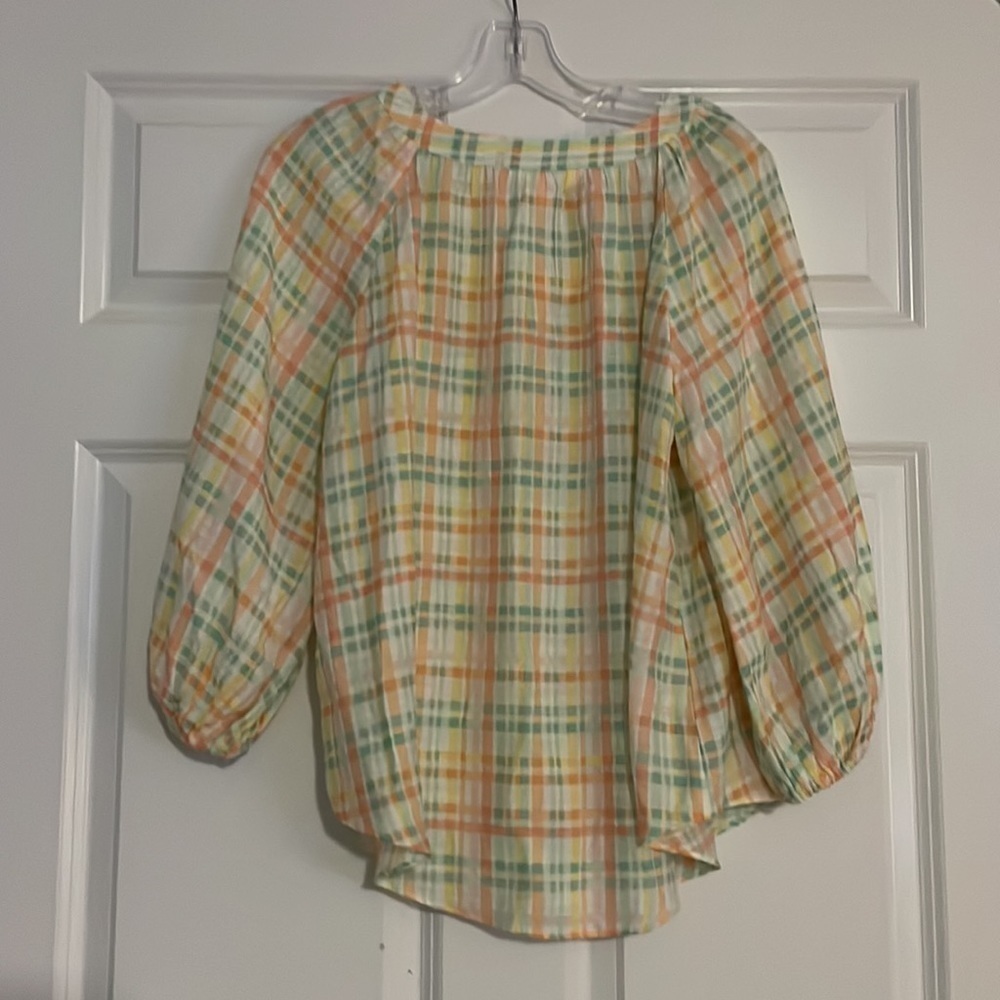 Lauren Conrad plaid blouse - Picture 4 of 4